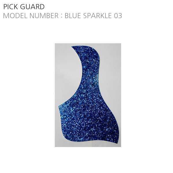 PICKGUARD MW BLUE SPARKLE 03
