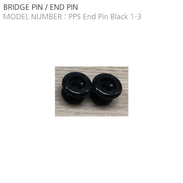 PPS End Pin Black 1-3