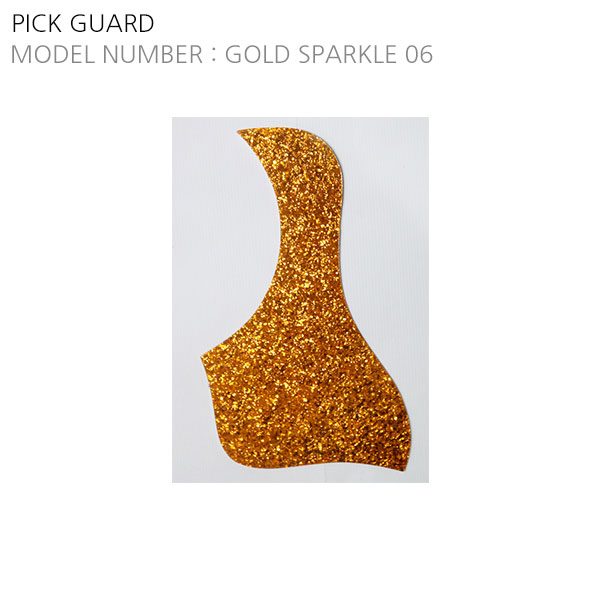 PICKGUARD MW GOLD SPARKLE 06