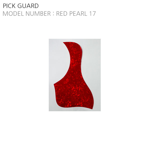 PICKGUARD MW RED PEARL 17