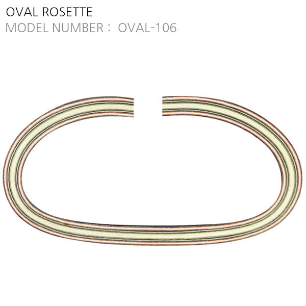 OVAL ROSETTE OVAL-106