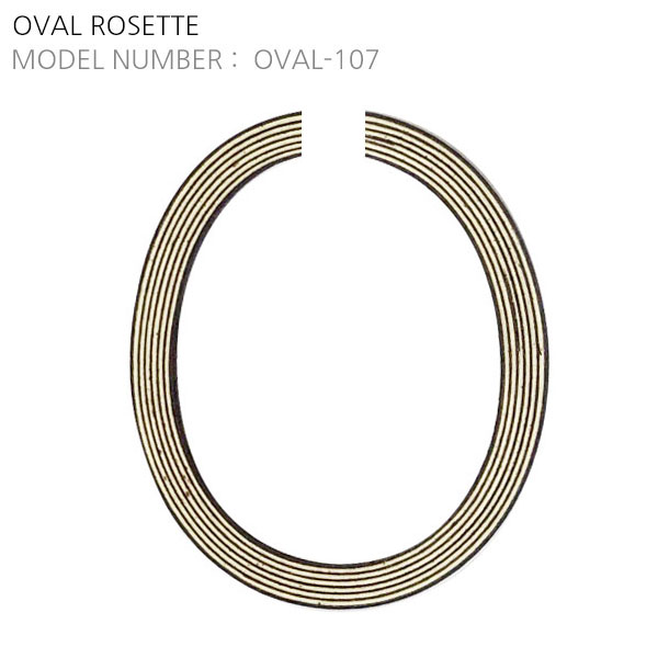 OVAL ROSETTE OVAL-107