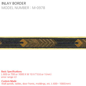 INLAY BORDER M-0978