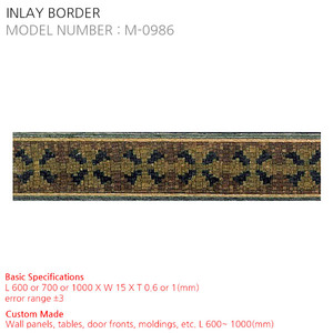 INLAY BORDER M-0986