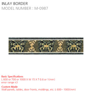 INLAY BORDER M-0987