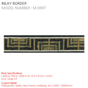 INLAY BORDER M-0997