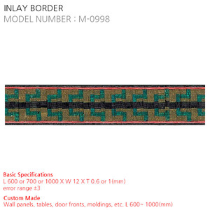 INLAY BORDER M-0998