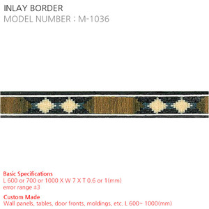 INLAY BORDER M-1036