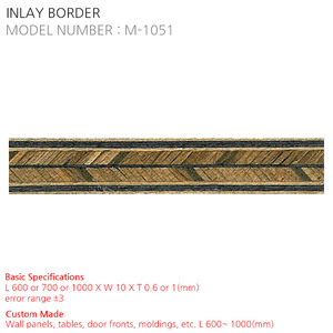 INLAY BORDER M-1051