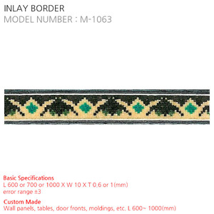 INLAY BORDER M-1063