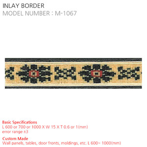 INLAY BORDER M-1067