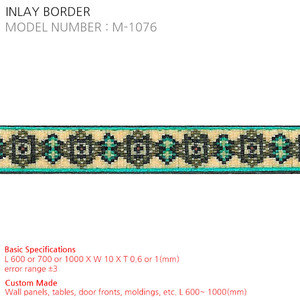 INLAY BORDER M-1076