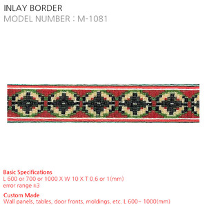 INLAY BORDER M-1081