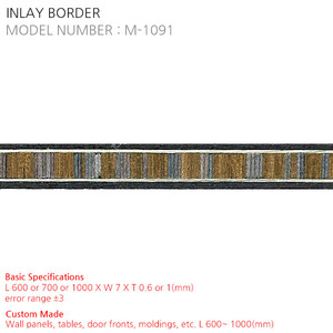 INLAY BORDER M-1091