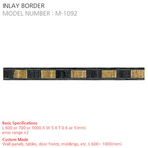 INLAY BORDER M-1092