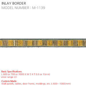 INLAY BORDER M-1139