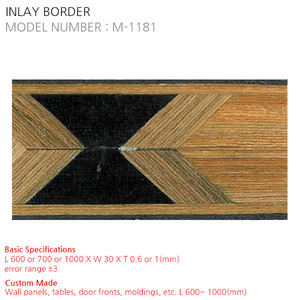 INLAY BORDER M-1181