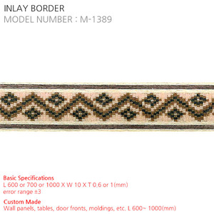 INLAY BORDER M-1389