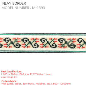 INLAY BORDER M-1393