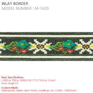 INLAY BORDER M-1420