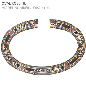 OVAL ROSETTE OVAL-103