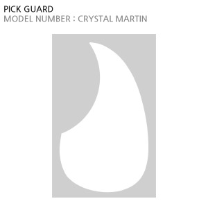 PICKGUARD MW CRYSTAL MARTIN