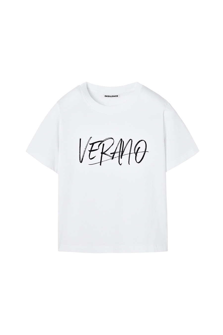 베라노 레터링 티셔츠 WHITE