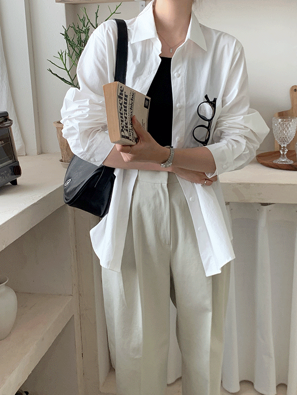 [반품교환불가] 루어스 컬러 코튼 긴팔 셔츠 - sh(7color)로빈유