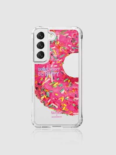 갤럭시 말똥도넛 그래픽 케이스 - 핑크 도넛, 디자인스킨 케이스 몰, 커플케이스, 아이폰케이스, 갤럭시케이스, 자수케이스