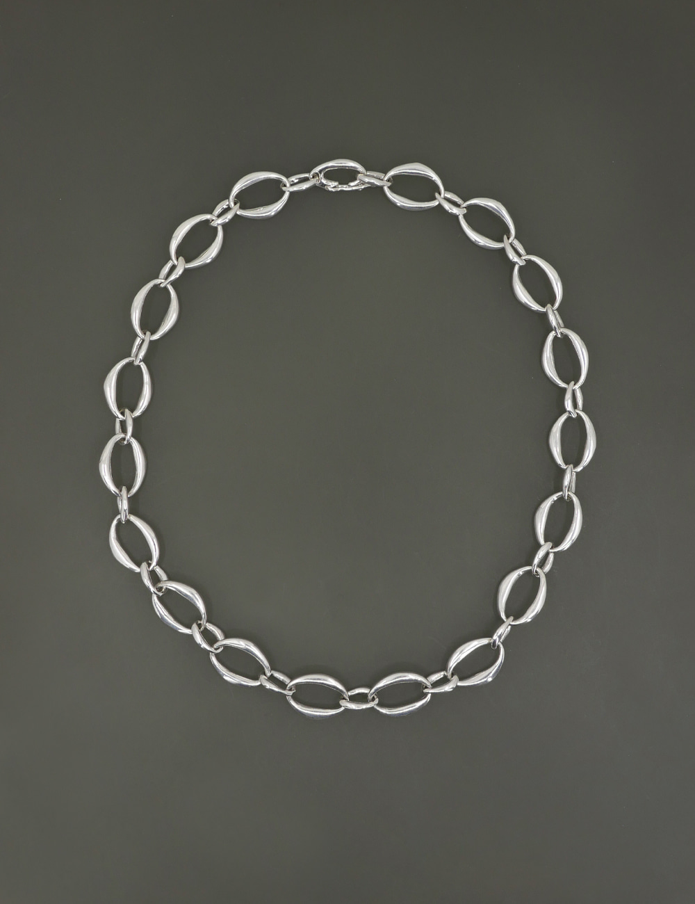 Large Form Link Necklace