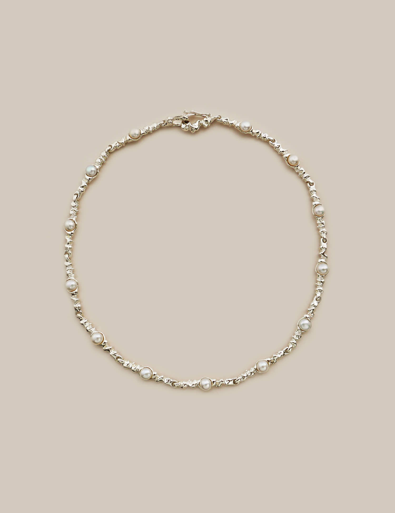 Isabella Tennis Pearl Necklace