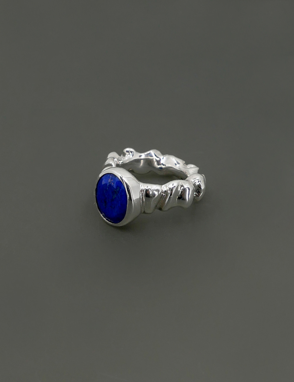 Lapis Lazuli Crush Ring