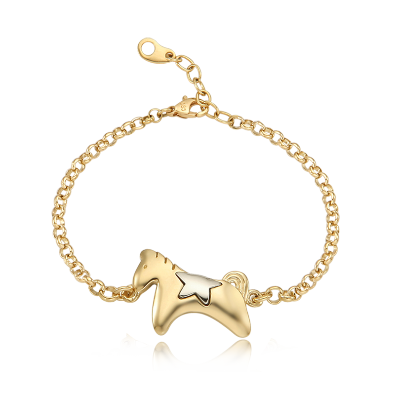 14K / 18K Gold Horse Baby Bracelet