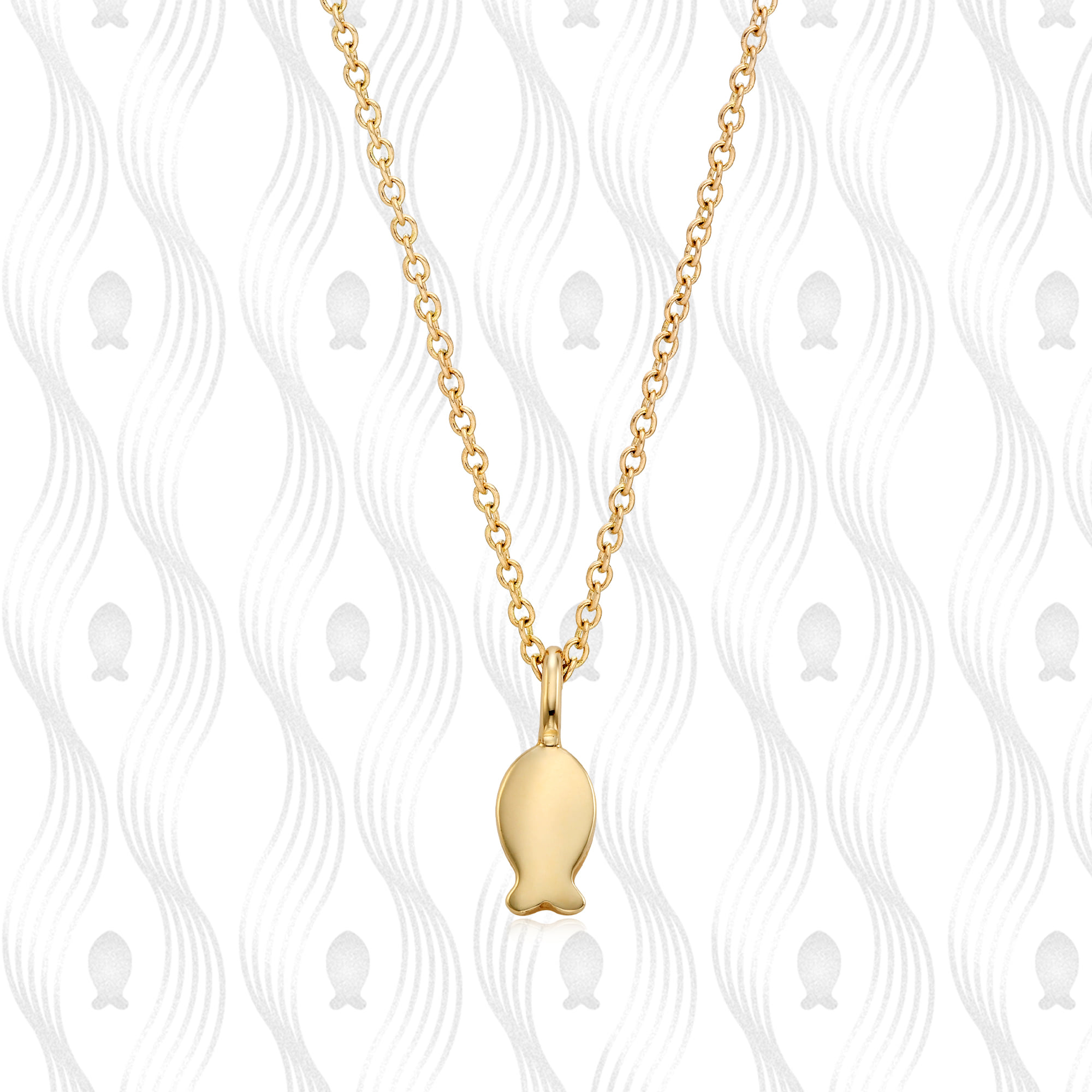 14K/18K Gold Caille Wish Necklace - Carp only towards the goal
