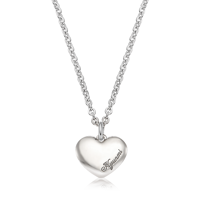 Kaiu Simple Heart Silver Necklace