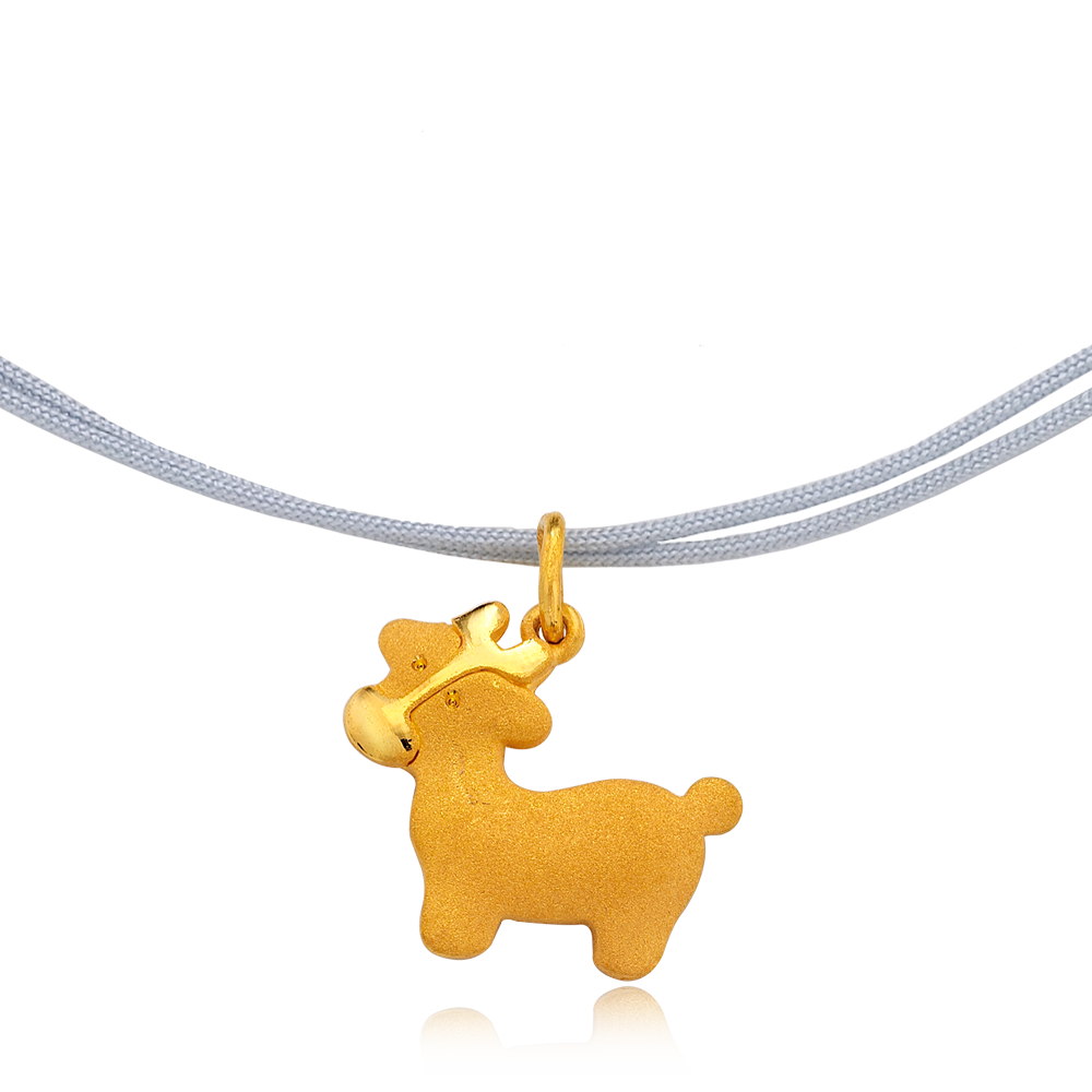 24K Pure Gold 3.75g 12 Zodiac Signs Necklace- My Guardian Animal Necklace