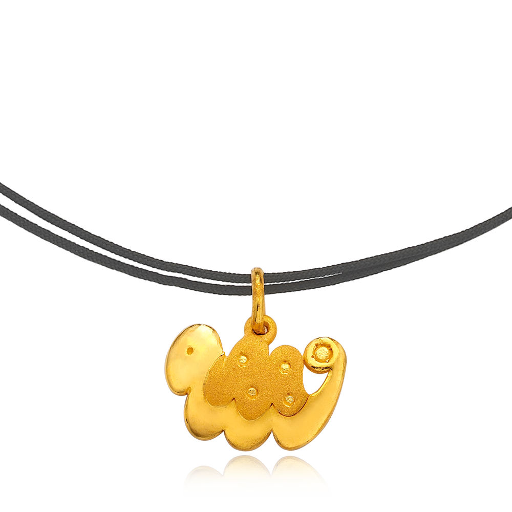 Pure gold 3.75g Oriental Zodiac Snake Necklace