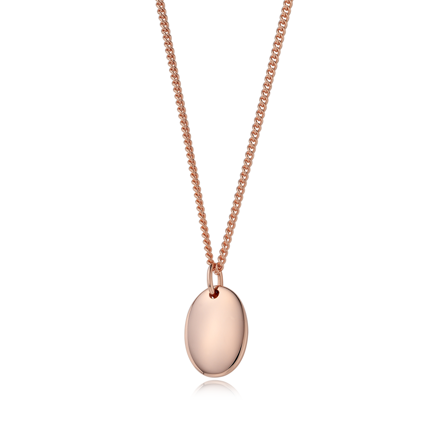 Kaiu Lady 14k Gold Oval Necklace