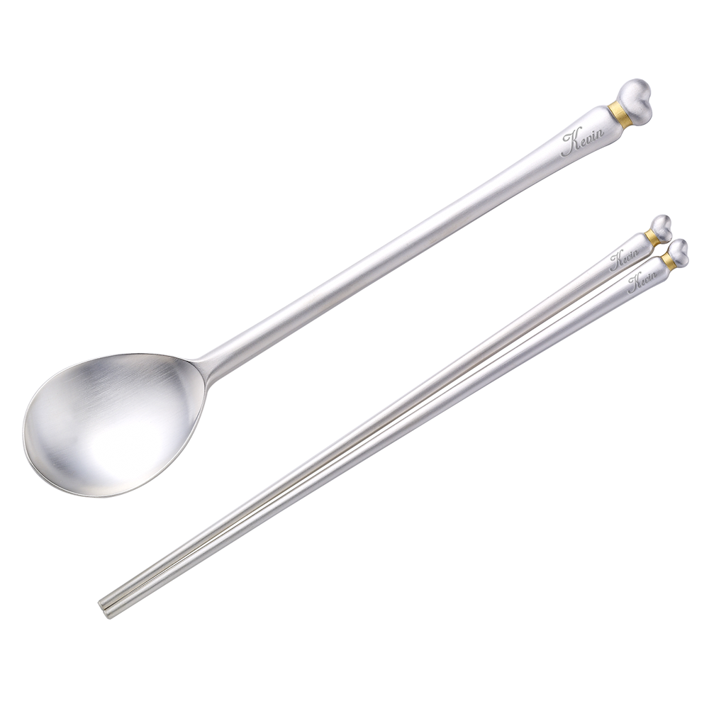 Special Gifts Cloud Decoration Silver Spoon (Spoon + Chopsticks)-Silver 92.5% / Personalized