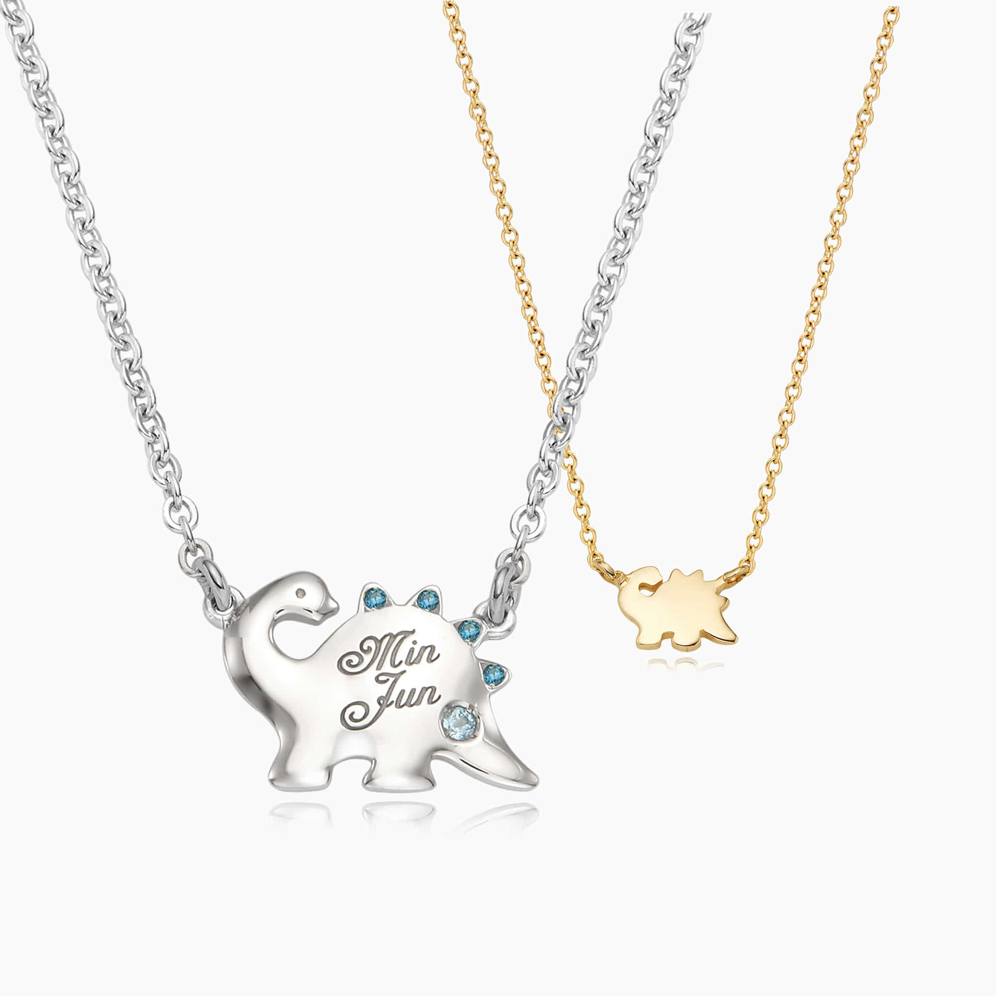 Mother Son Couple Jewelry-Dinosaur Necklace