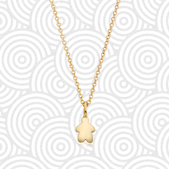 14K/18K Gold Caille Wish Necklace-I I am the center of the world