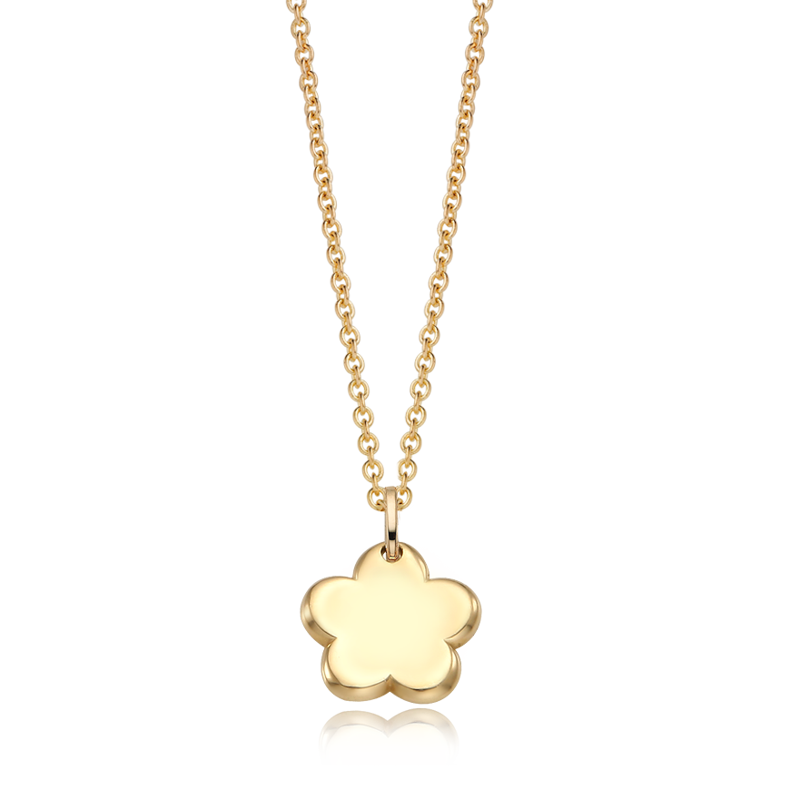 14K / 18K Gold Baby Flower Necklace