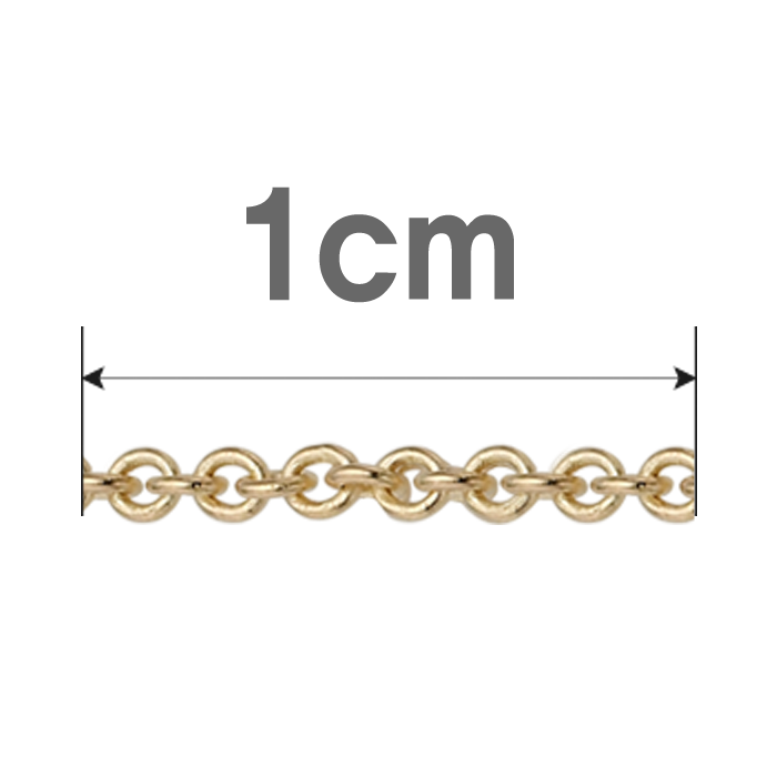 14K /18K 0.3 Cable Chain 1cm Extension Select as many as the length to add