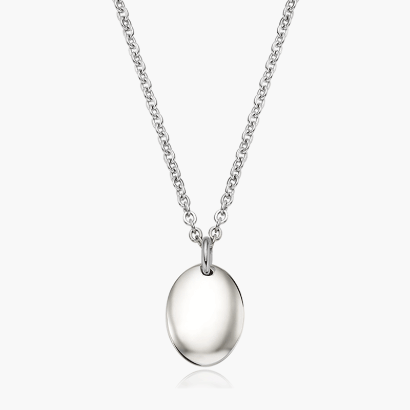 Silver Kaiu Modern Shape Necklace