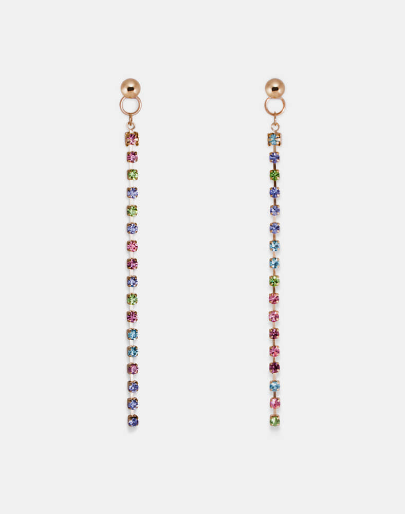 Candy crystal drop earring
