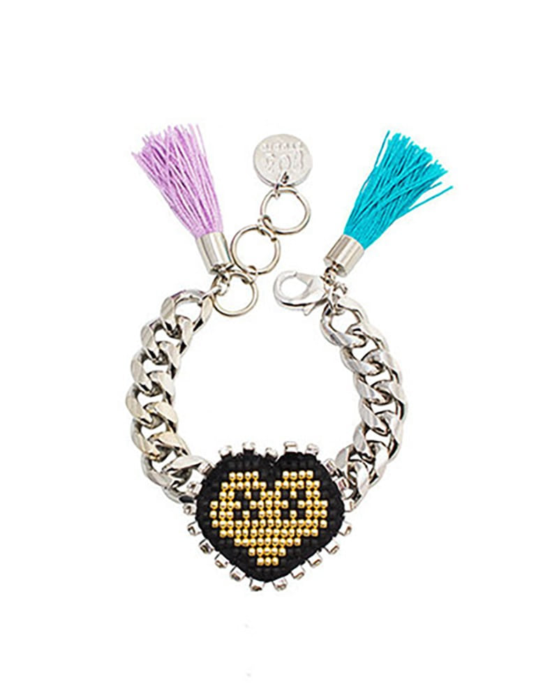 XOXO Heart chain bracelet