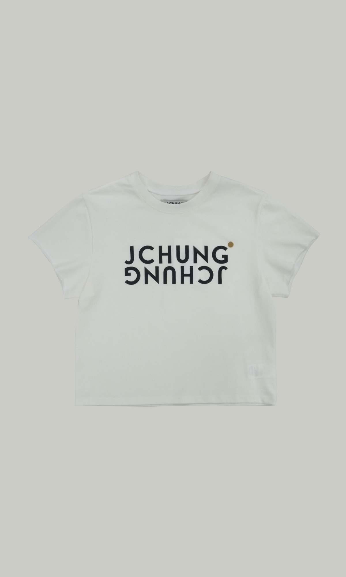 [05/24 예약배송] J.Chung Logo Crop Top_White