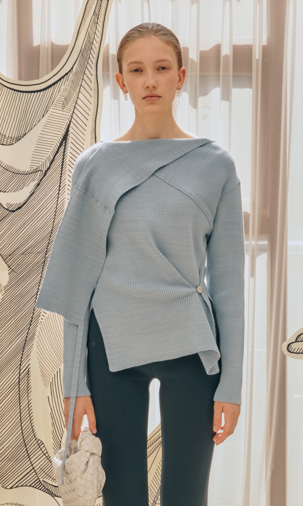 Romee Knit Top_Pale Blue