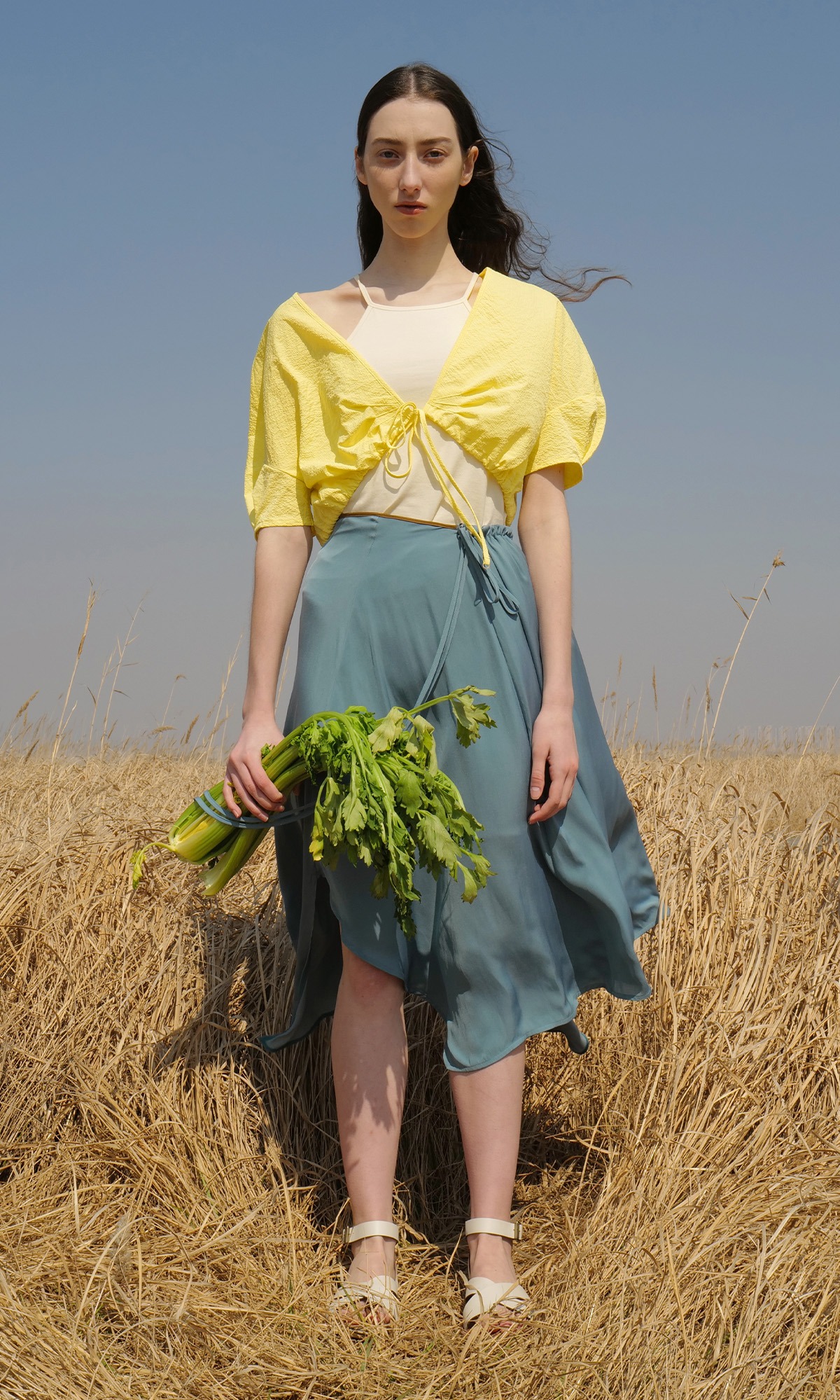 Nadia String Skirt_Turquoise