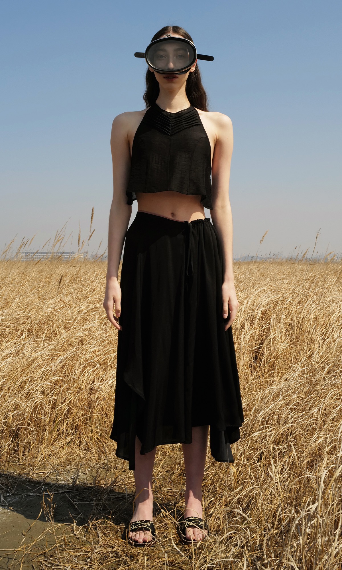 Nadia String Skirt_Black
